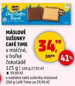 Penny Market Máslové sušenky Café time nabídka