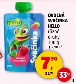 Penny Market HELLO Ovocná svačinka nabídka