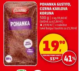 Penny Market Pohanka gustito, cizrna Karlova Koruna nabídka