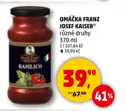 Penny Market Omáčka franz Josef Kaiser nabídka