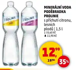 Penny Market PROLINIE Minerální voda poděbradka nabídka