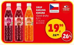 Penny Market Sirup Karlova Koruna nabídka