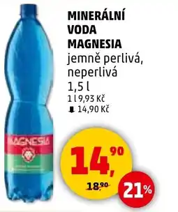 Penny Market MAGNESIA Minerální voda nabídka