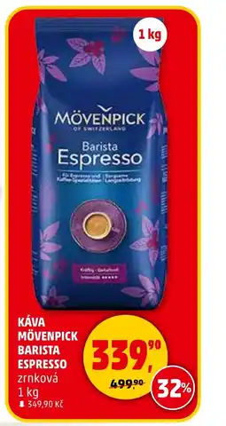 Penny Market Káva Mövenpick Barista espresso nabídka