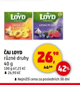 Penny Market Čaj Loyd nabídka