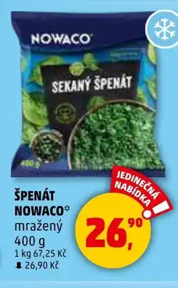 Penny Market NOWACO Špenát nabídka