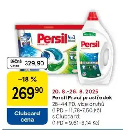 Tesco Persil prací prostředek nabídka