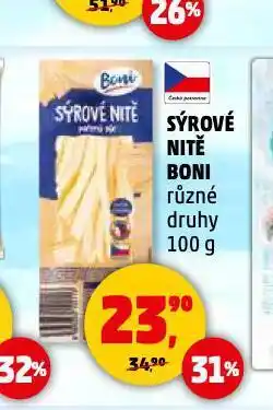 Penny Market Sýrové nitě nabídka