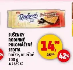 Penny Market Sušenky rodinné polomáčené sedita nabídka