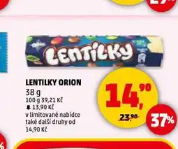 Penny Market Lentilky orion nabídka