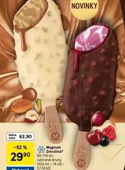 Tesco Magnum zmrzlina nabídka