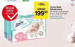 Tesco Linteo baby dětské pleny nabídka