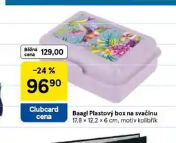 Tesco Baagl plastový box na svačinu nabídka