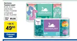 Tesco Harmony toaletní papír nabídka