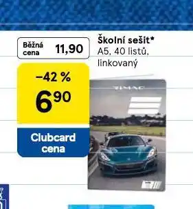 Tesco Školní sešit a5 nabídka