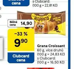 Tesco Grana croissant nabídka