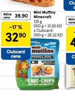 Tesco Mini muffiny minecraft nabídka