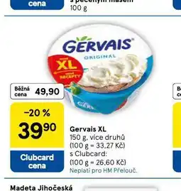 Tesco Gervais xl nabídka