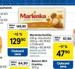 Tesco Marlenka kuličky nabídka