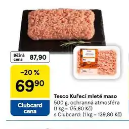 Tesco Kuřecí mleté maso nabídka
