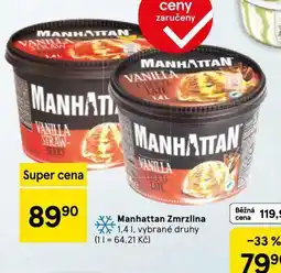 Tesco Manhattan zmrzlina nabídka