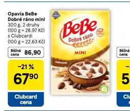 Tesco Opavia bebe dobré ráno mini nabídka