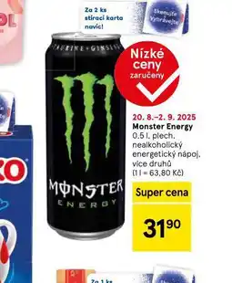 Tesco Monster ebergy nabídka