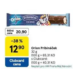 Tesco Orion pribináček nabídka