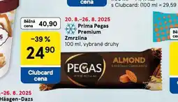 Tesco Prima pegas zmrzlina nabídka