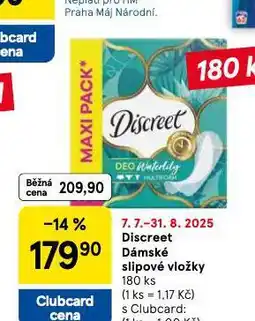 Tesco Discreet dámské slipové vložky nabídka