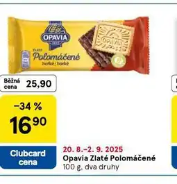 Tesco Opavia zlaté polomáčené nabídka