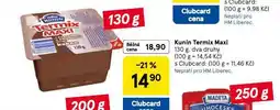 Tesco Kunín termix maxi nabídka