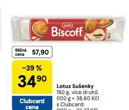 Tesco Lotus sušenky nabídka