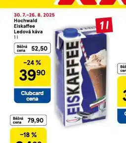 Tesco Hocheald eiskaffe ledová káva nabídka