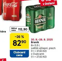Tesco Pivo braník nabídka