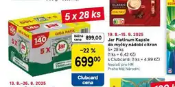Tesco Jar platinum kapsle do myčky nabídka