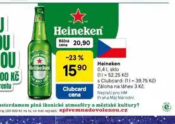 Tesco Heineken nabídka