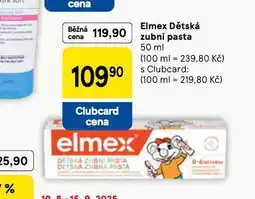 Tesco Elmex dětská zubní pasta nabídka