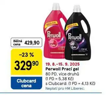 Tesco Perwoll prací gel nabídka