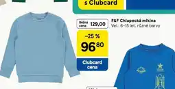 Tesco Chlapecká mikina nabídka