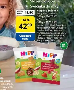 Tesco Bipp bio sušenky nabídka