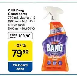 Tesco Cillit bang čistící sprej nabídka