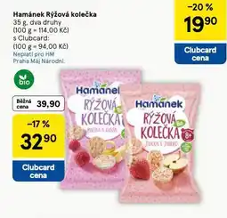 Tesco Hamánek rýžová kolečka nabídka