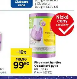 Tesco Fino smart odpadkové pytle nabídka
