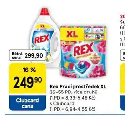 Tesco Rex prací prostředek nabídka