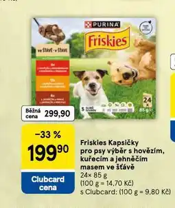 Tesco Friskies kapsičky pro psy nabídka