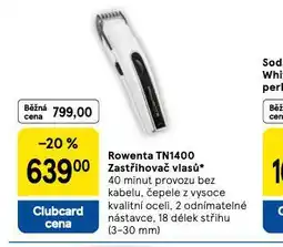 Tesco Rowenta zastřihovač nabídka