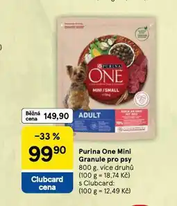 Tesco Purina one mini granule pro psy nabídka