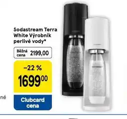 Tesco Sodastream terra white výrobík perlivé vody nabídka