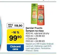 Tesco Garnier fructis šampon nabídka